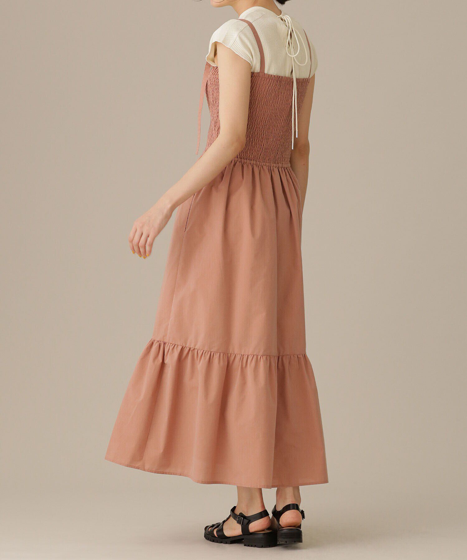 nano･universe「LB.03/シャーリングワンピース」|ワンピース|