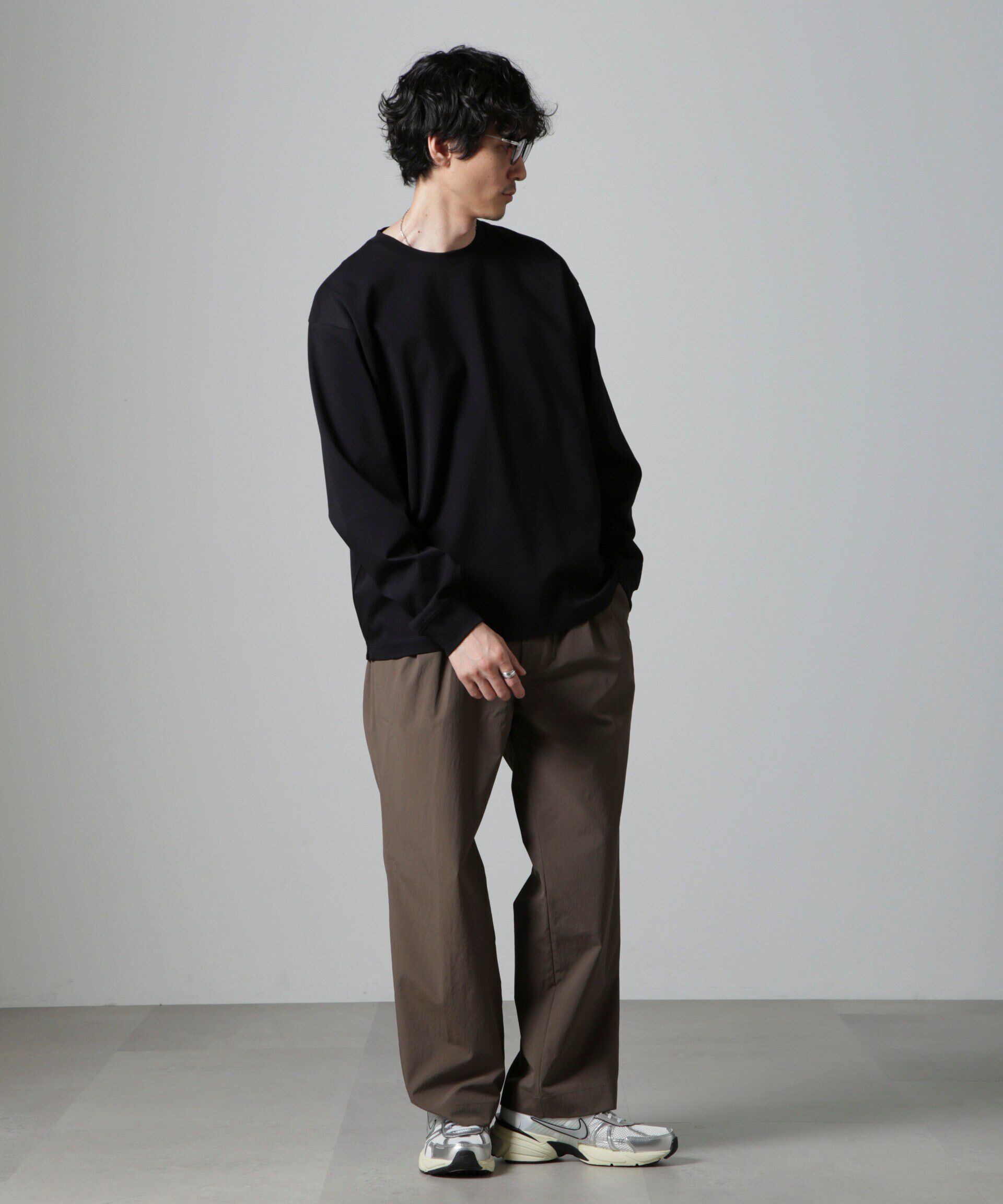 nano･universe「アンチスメル BIG クルーネックTシャツ 長袖」|Tシャツ・カットソー|