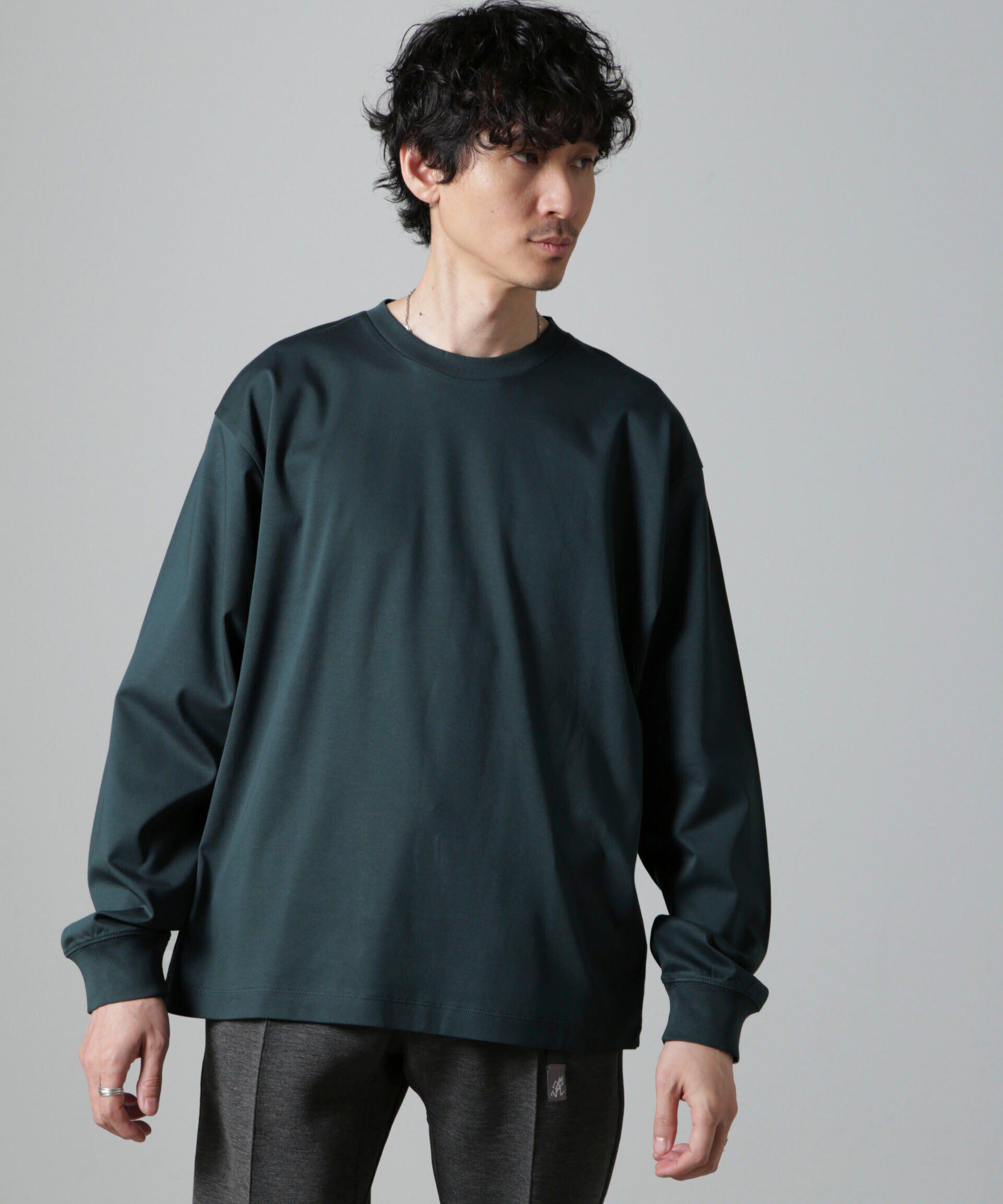 nano･universe「アンチスメル BIG クルーネックTシャツ 長袖」|Tシャツ・カットソー|