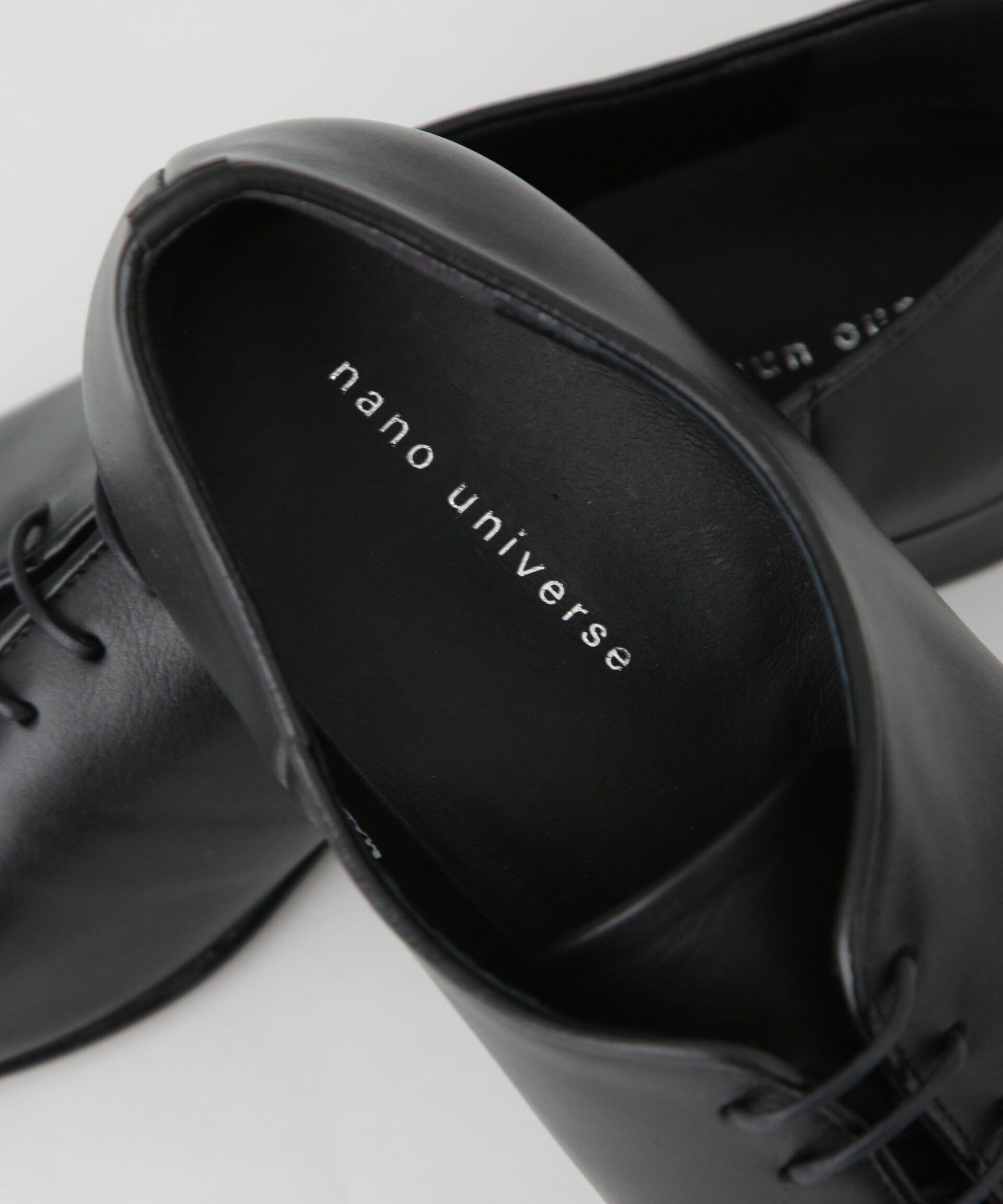 nano･universe「｢Damerino｣ プレーントゥソフトレザーシューズ」|ビジネス・ドレスシューズ|