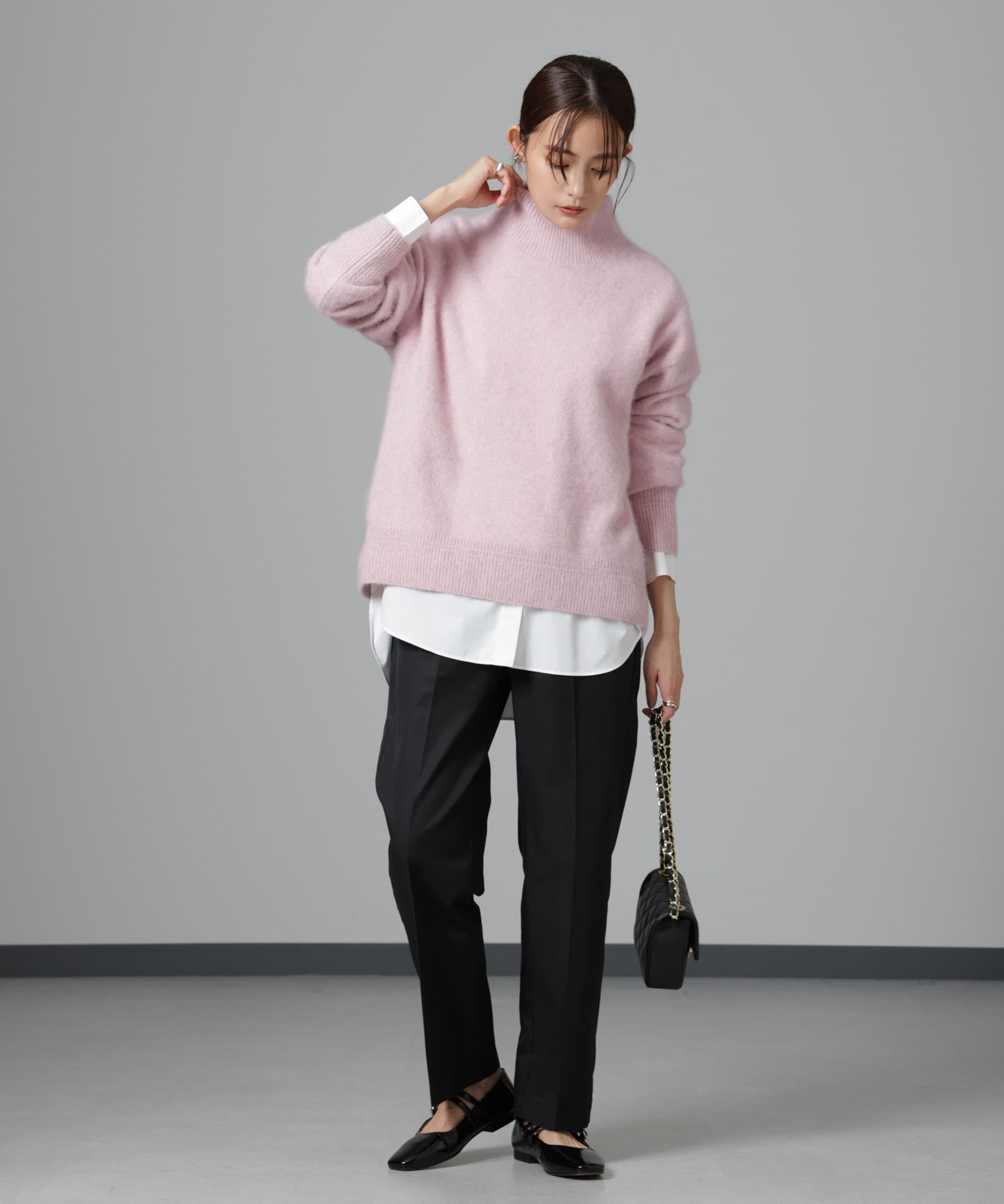 nano･universe「ウォッシャブルフォックスタートルネックプルオーバー」|ニット・セーター|