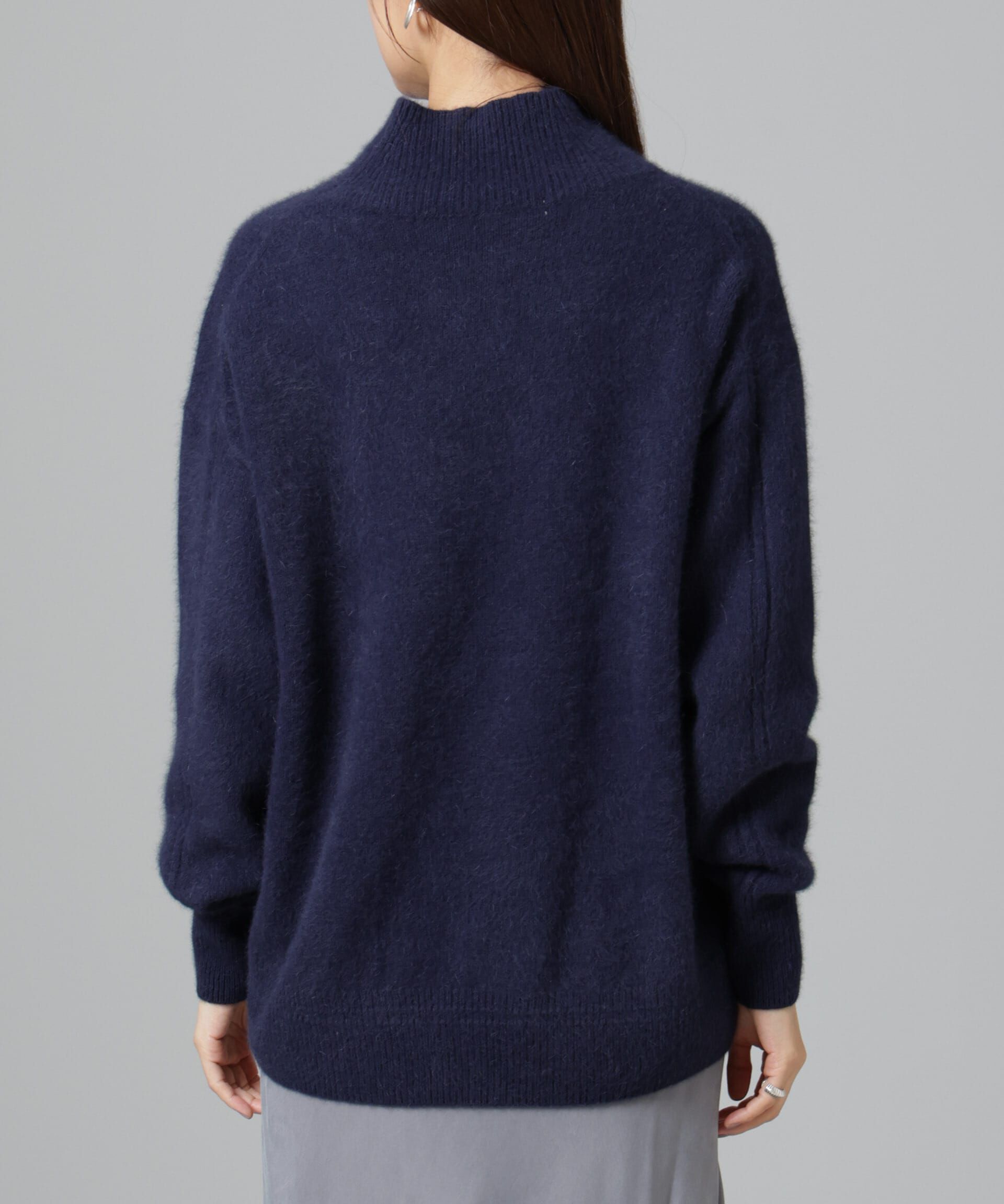 nano･universe「ウォッシャブルフォックスタートルネックプルオーバー」|ニット・セーター|