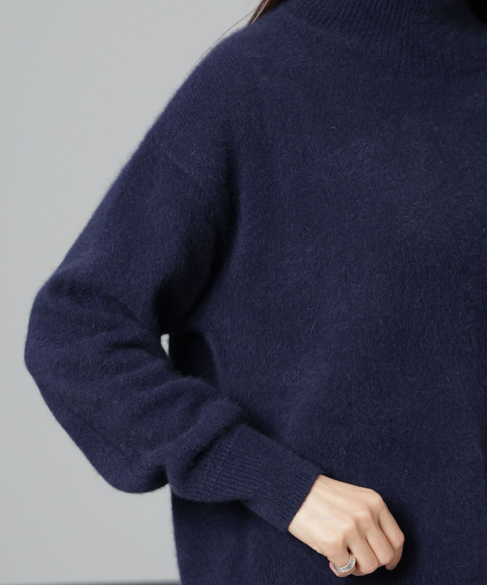 nano･universe「ウォッシャブルフォックスタートルネックプルオーバー」|ニット・セーター|