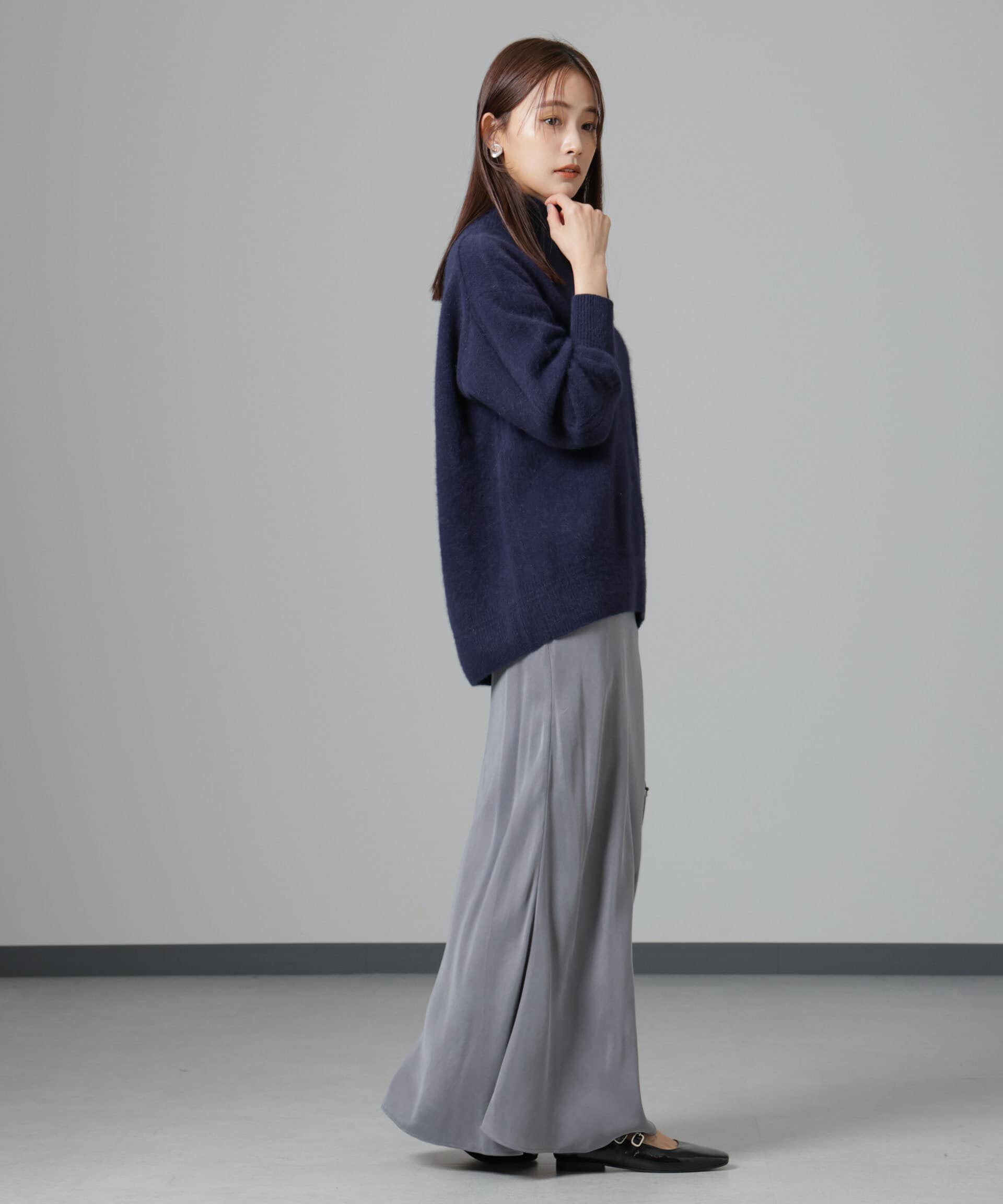 nano･universe「ウォッシャブルフォックスタートルネックプルオーバー」|ニット・セーター|