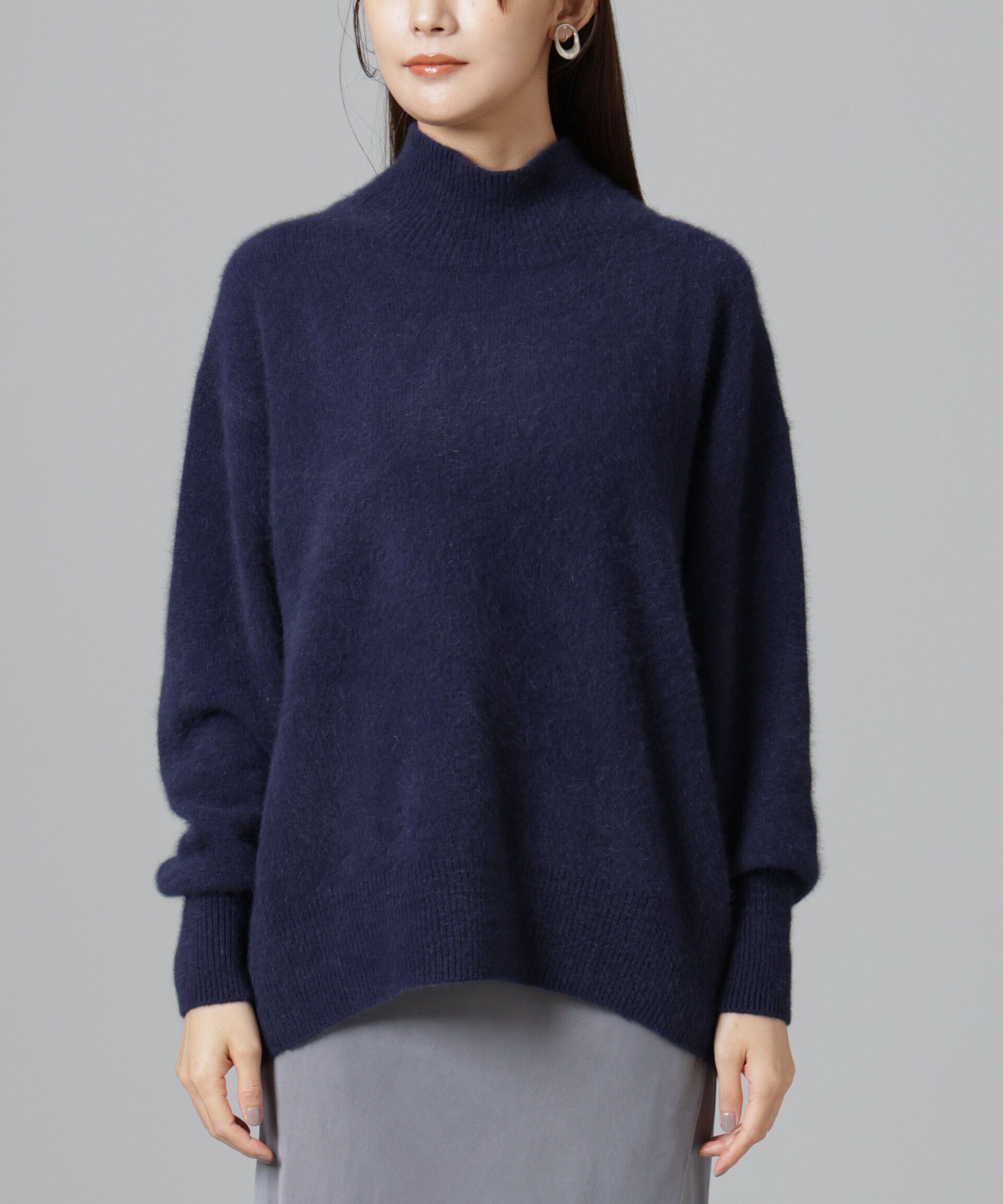 nano･universe「ウォッシャブルフォックスタートルネックプルオーバー」|ニット・セーター|