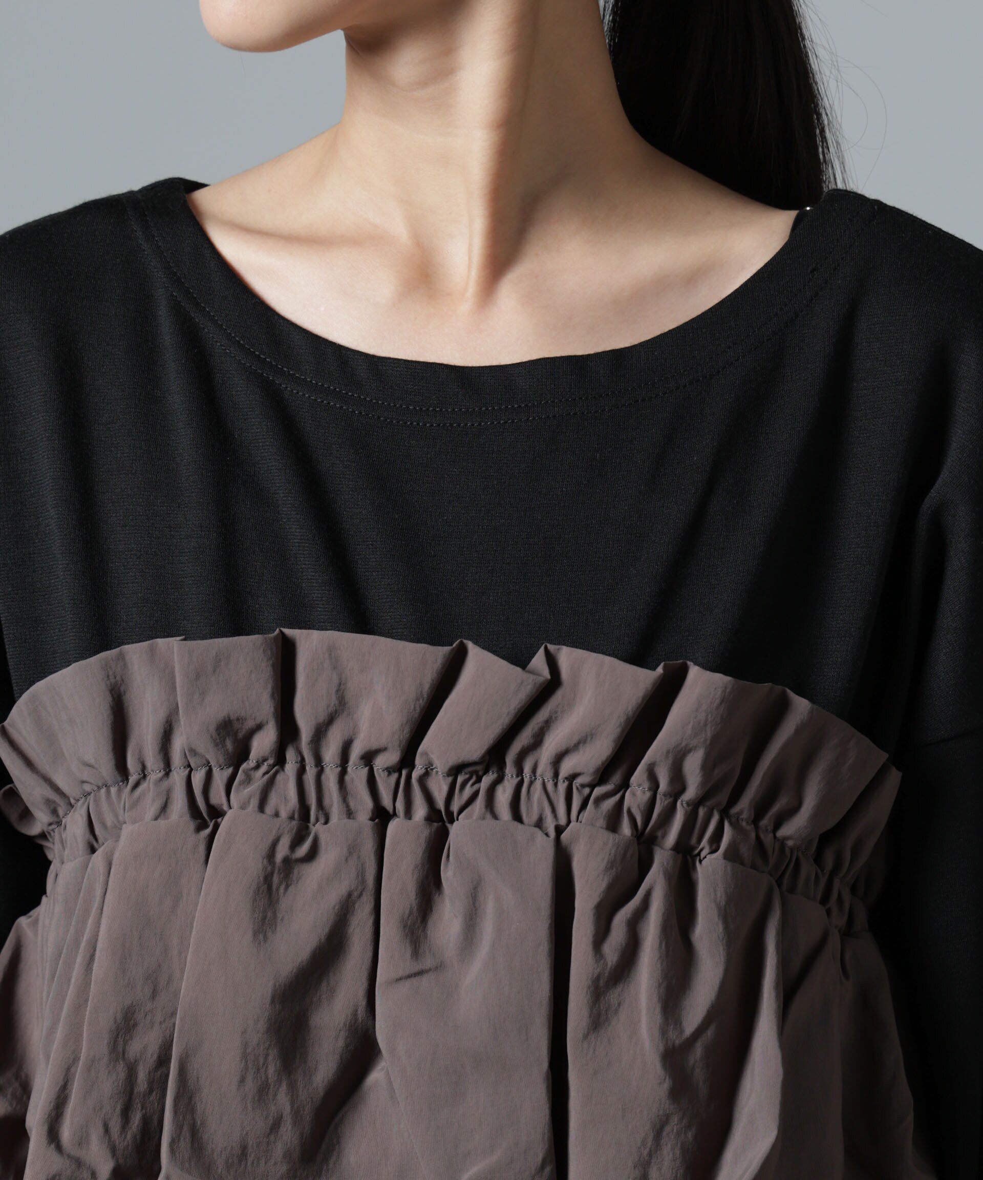 nano･universe「ビスチェレイヤード風カットワンピース」|ワンピース|