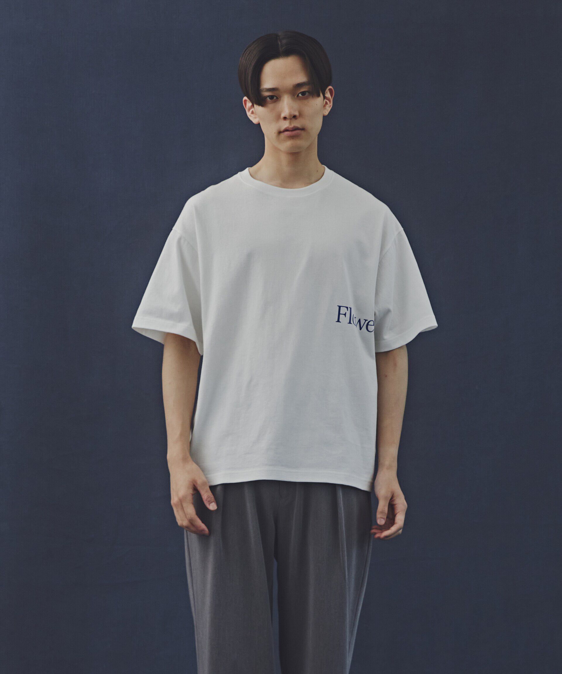 nano･universe「「Commonuse」ヴィンテージライク Flowers Tシャツ」|Tシャツ・カットソー|