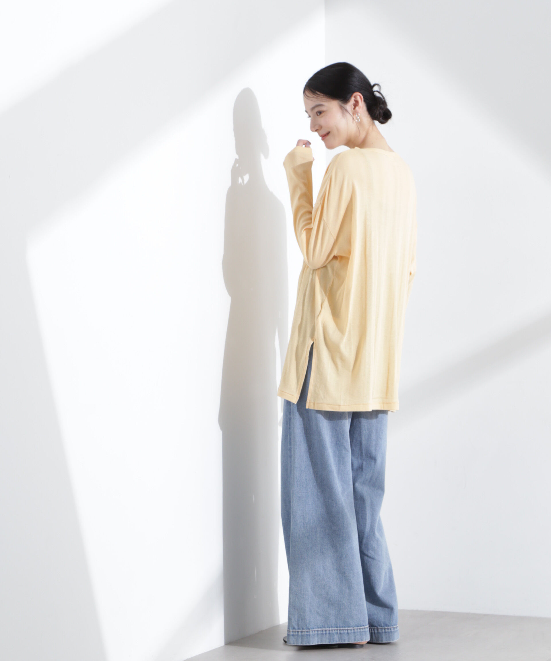 nano･universe「Robert P. Miller/Light Prib Crew L/S tee」|Tシャツ・カットソー|