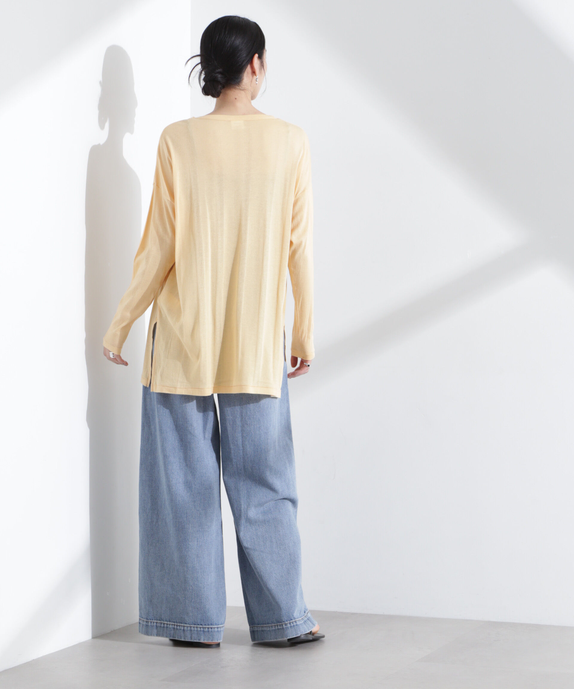 nano･universe「Robert P. Miller/Light Prib Crew L/S tee」|Tシャツ・カットソー|