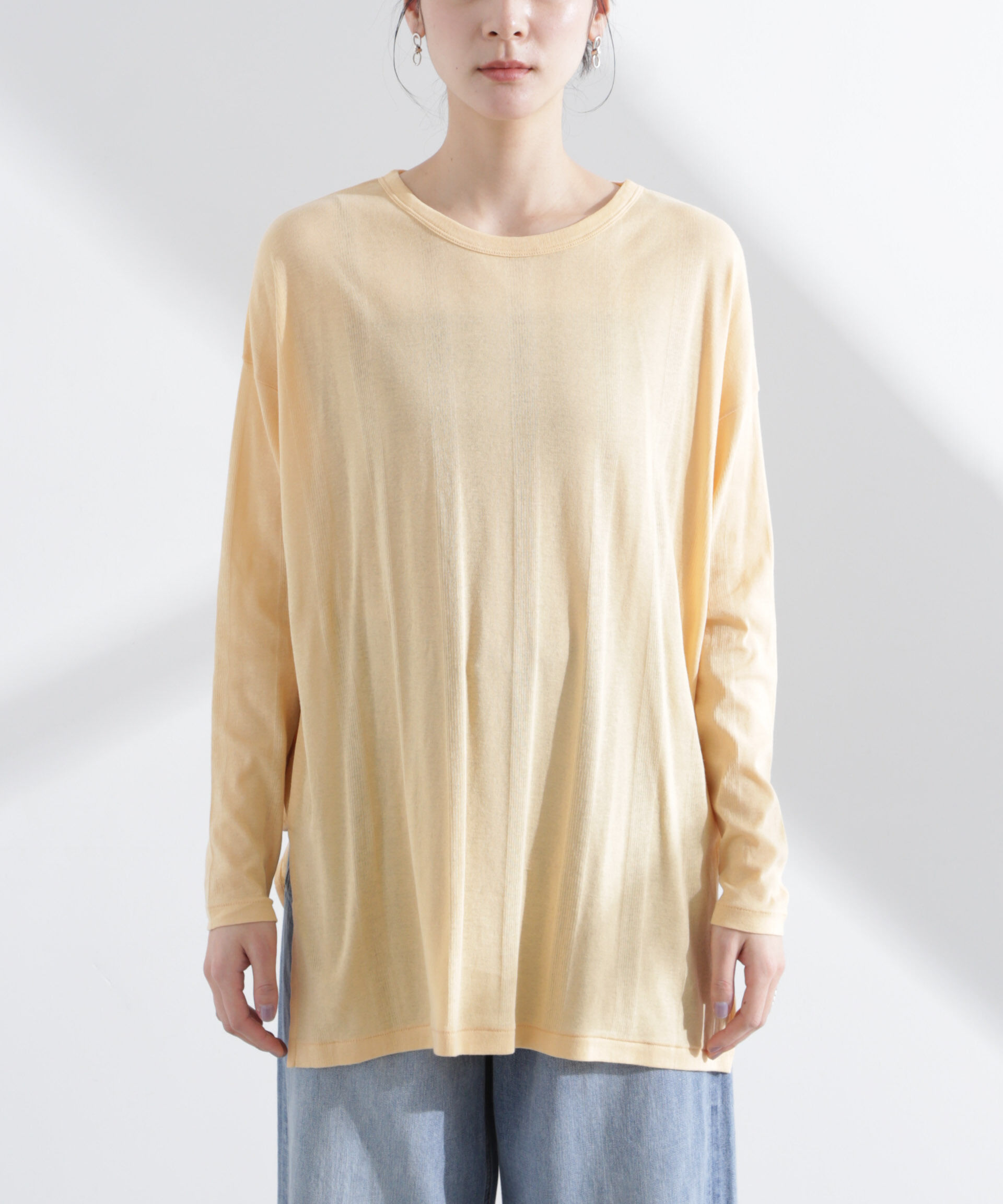 nano･universe「Robert P. Miller/Light Prib Crew L/S tee」|Tシャツ・カットソー|