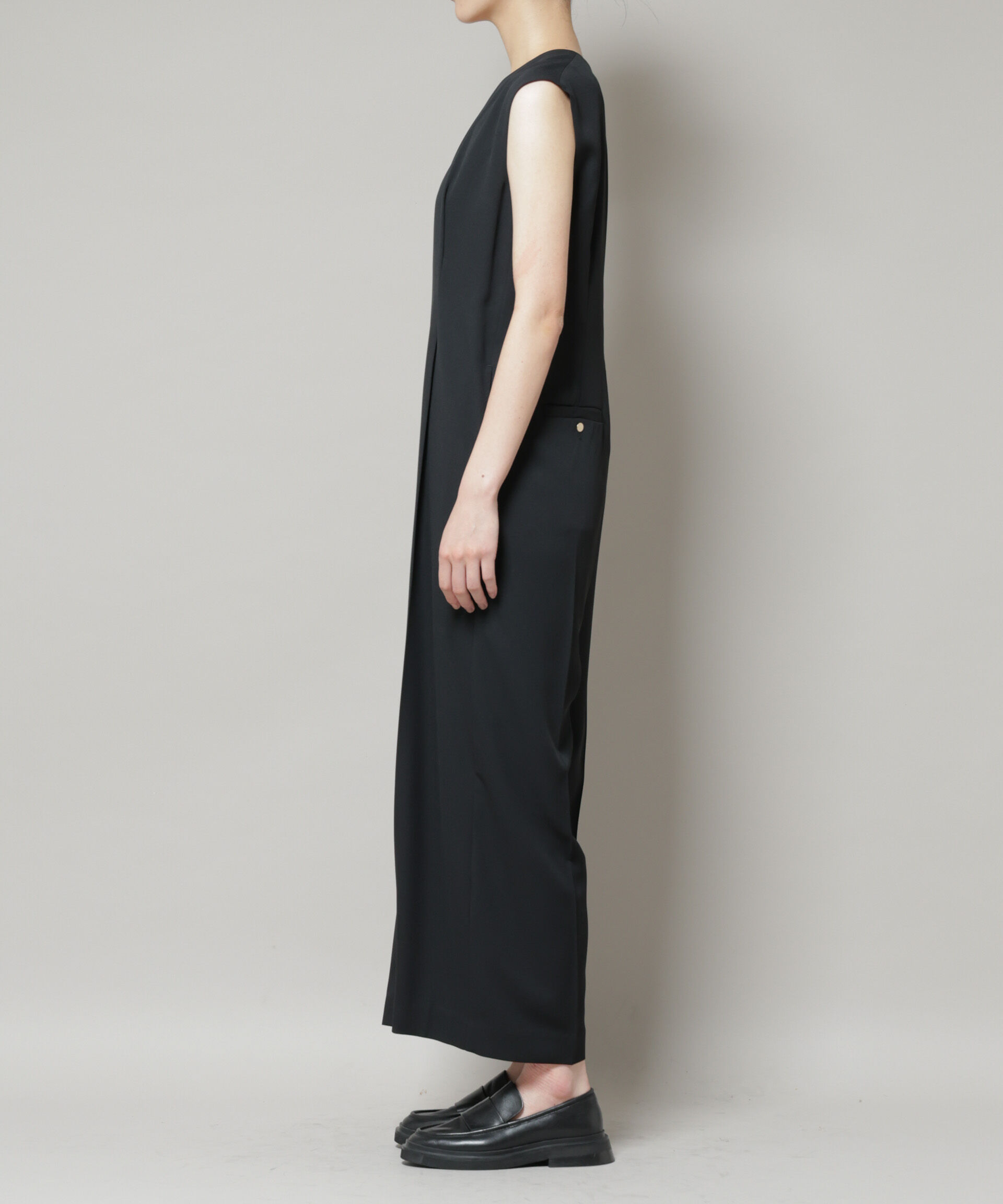 nano･universe「Vネックオールインワン」|ワンピース|