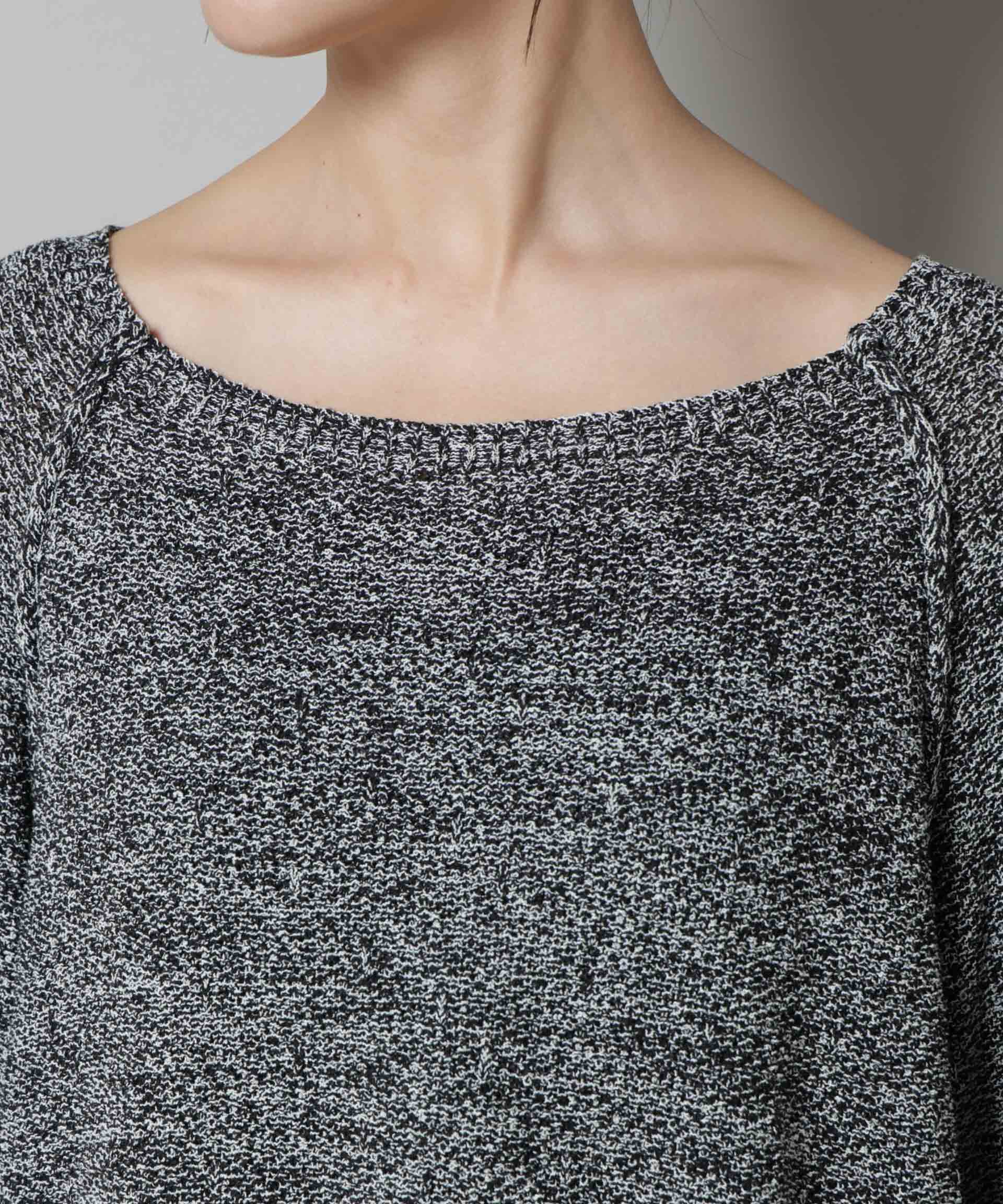 nano･universe「メランジクルーネックニット」|ニット・セーター|