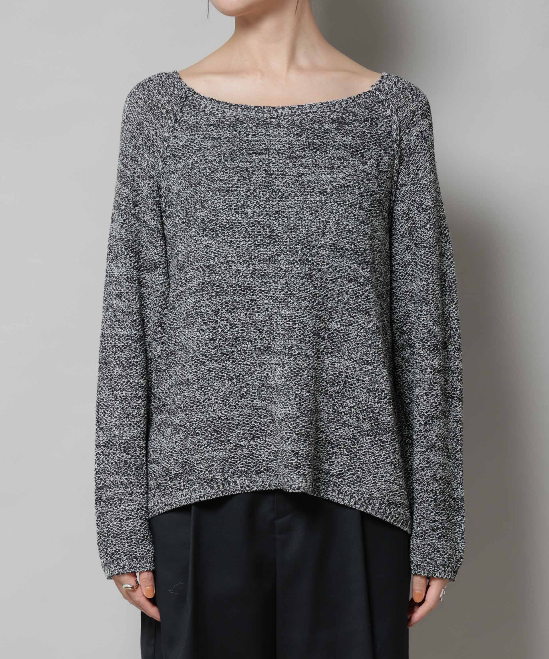nano･universe「メランジクルーネックニット」|ニット・セーター|