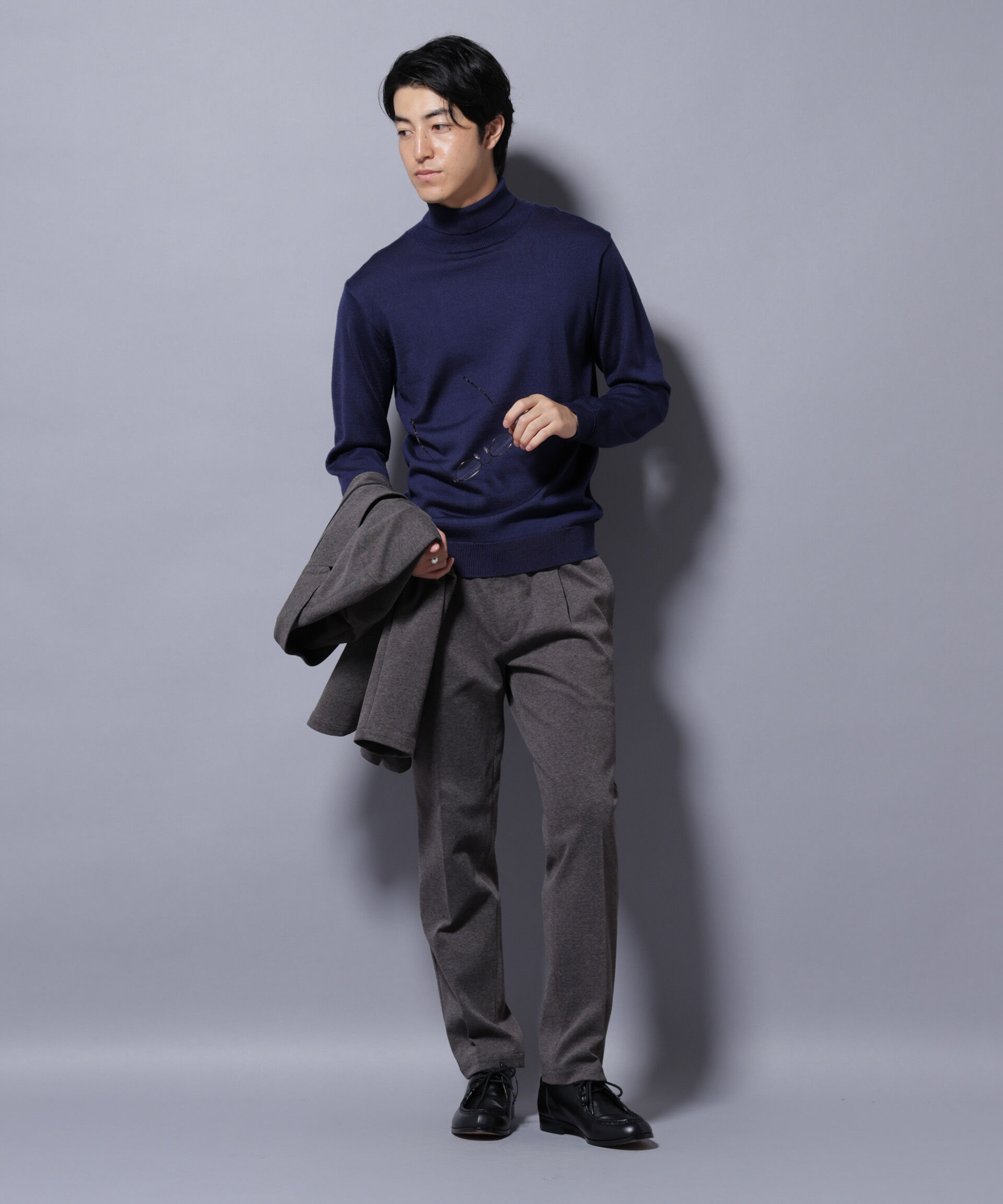 nano･universe「タスマニアミックスタートルニット」|ニット・セーター|