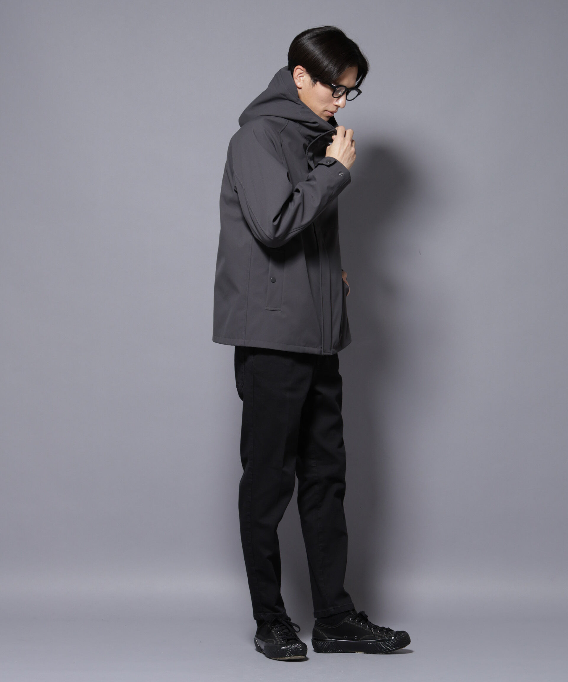 nano･universe「NORMANBROS/NORMANBROS別注 ストレッチイージーデニム」|チノ|