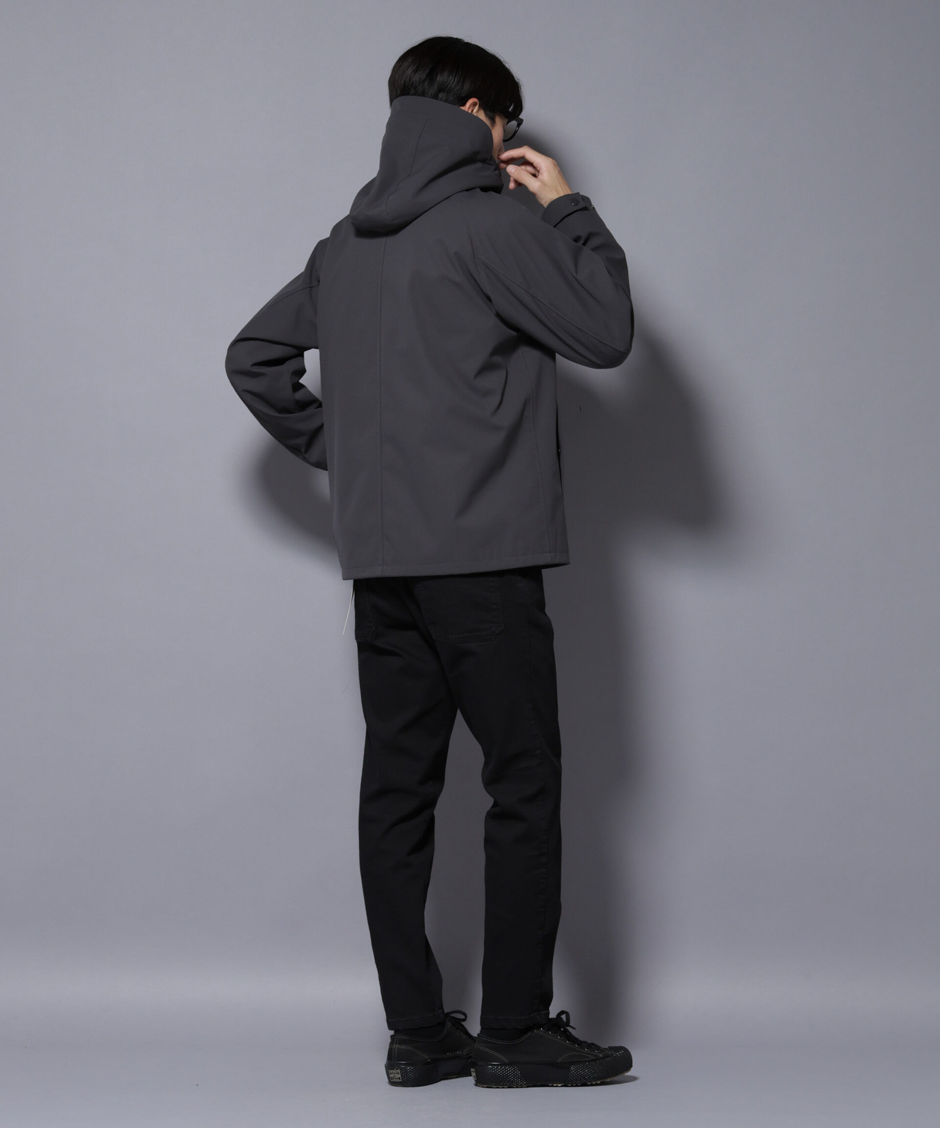 nano･universe「NORMANBROS/NORMANBROS別注 ストレッチイージーデニム」|チノ|