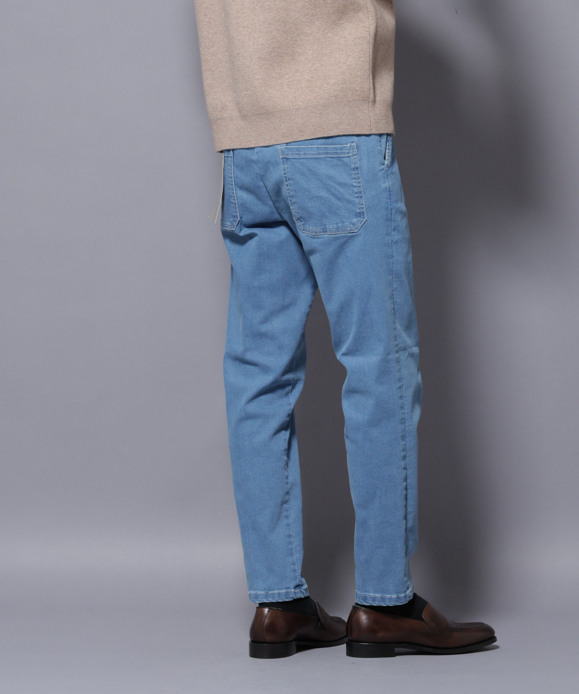 nano･universe「NORMANBROS/NORMANBROS別注 ストレッチイージーデニム」|チノ|