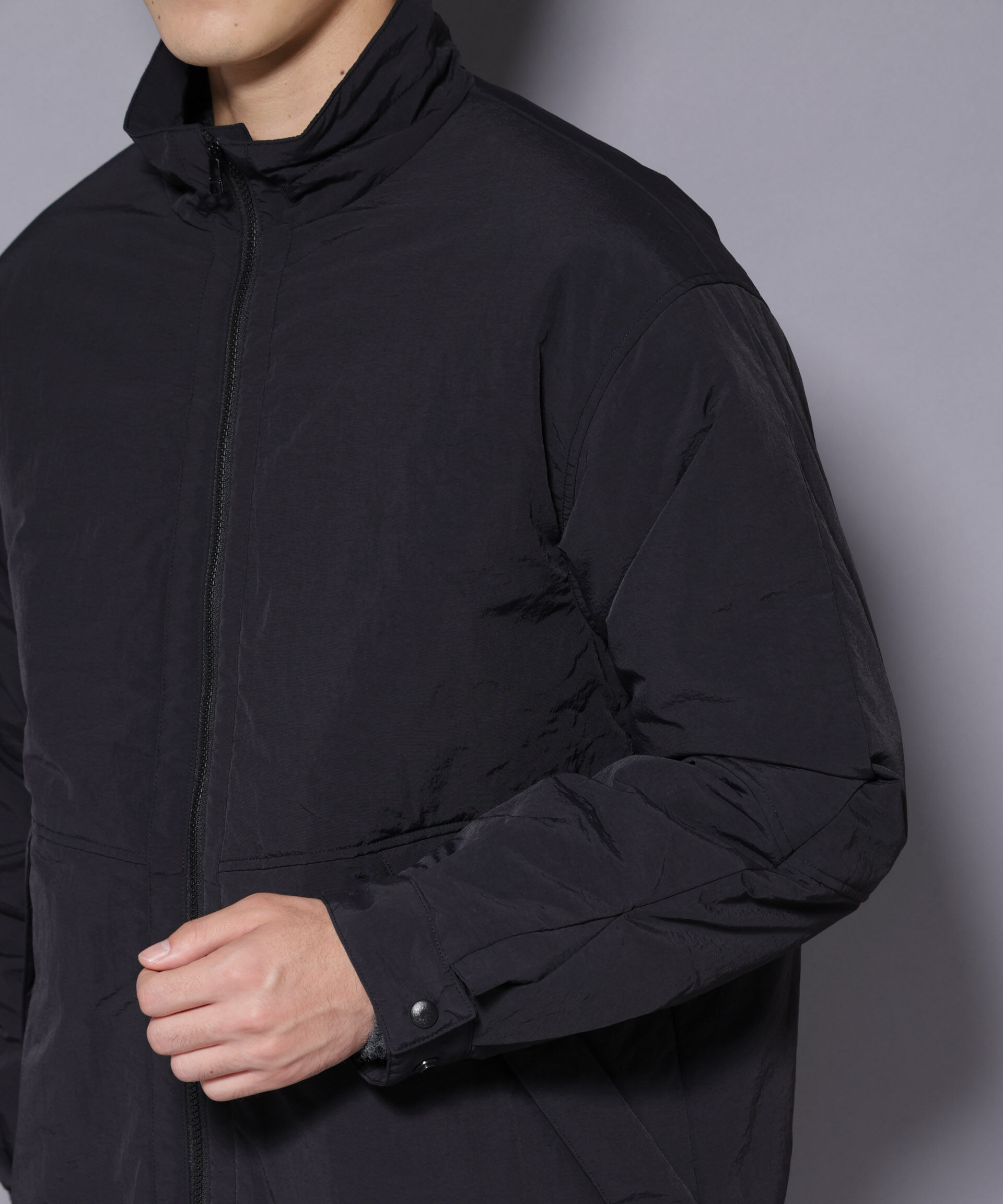 nano･universe「THERMOLITE(R)  スタンドZIPブルゾン」|ブルゾン・スタジャン|