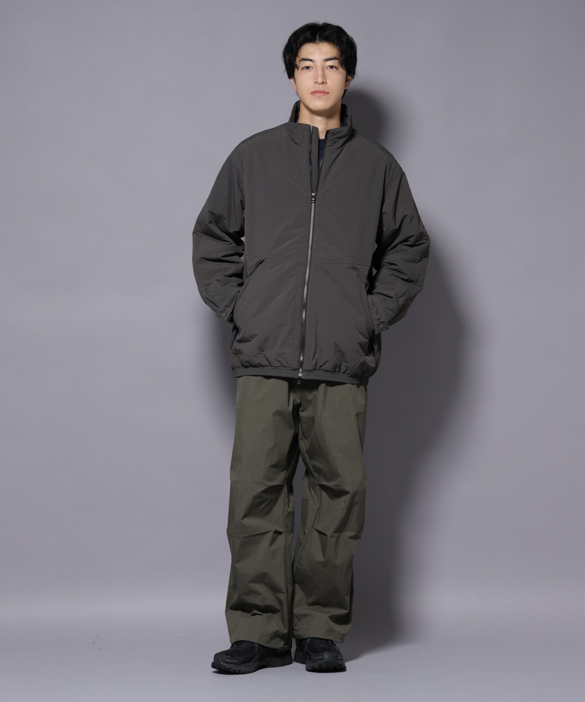 nano･universe「THERMOLITE(R)  スタンドZIPブルゾン」|ブルゾン・スタジャン|