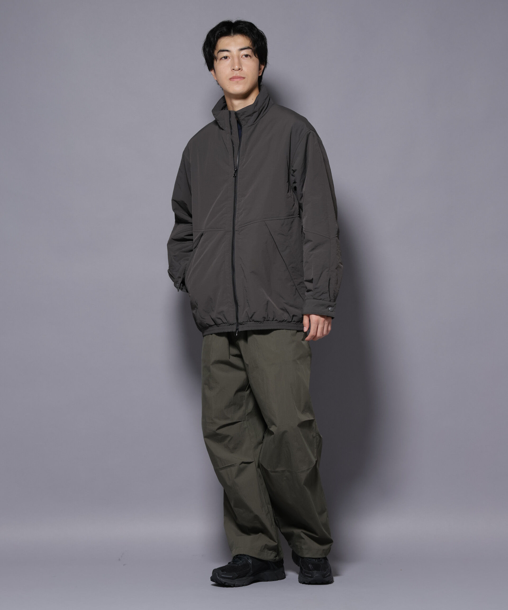 nano･universe「THERMOLITE(R)  スタンドZIPブルゾン」|ブルゾン・スタジャン|