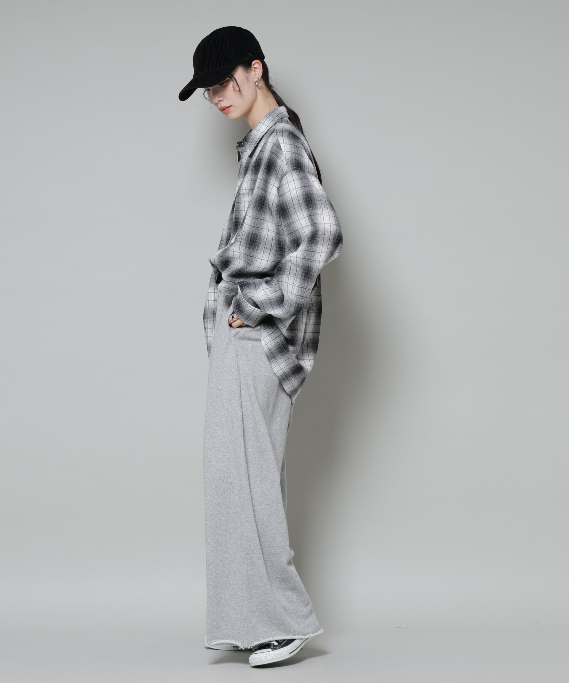 nano･universe「オーバーサイズチェックシャツ」|シャツ・ブラウス|