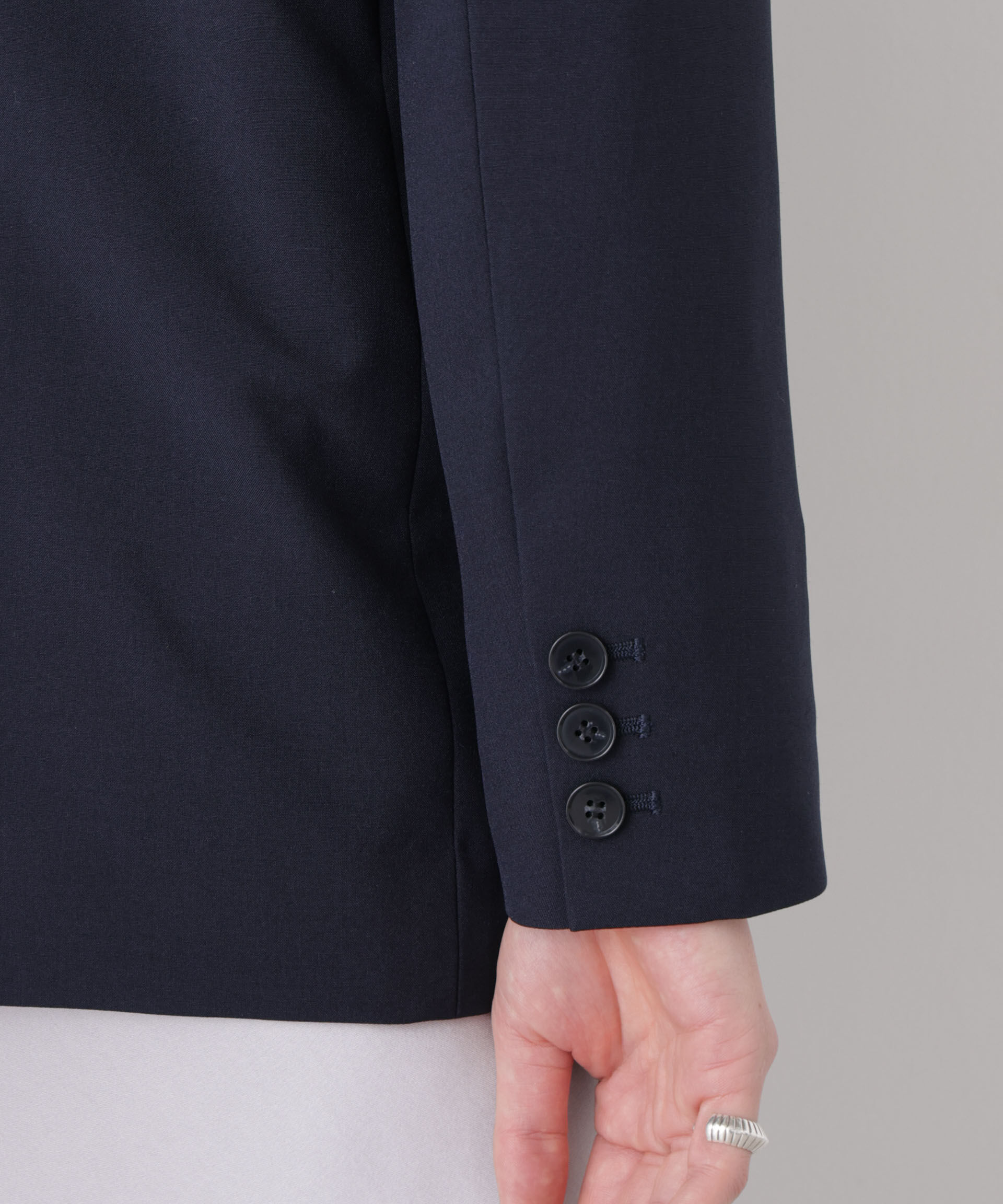 nano･universe「ライトファンクション ダブルジャケット(セットアップ可)」|テーラードジャケット|