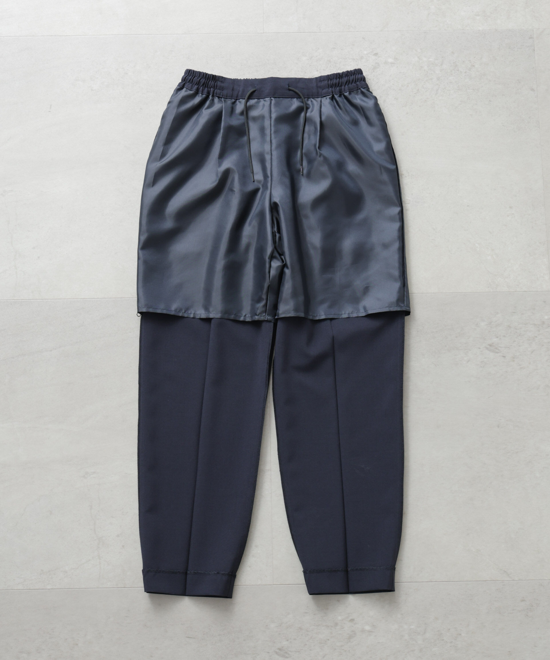 nano･universe「ライトファンクションイージーテーパードパンツ(セットアップ可)」|チノ|