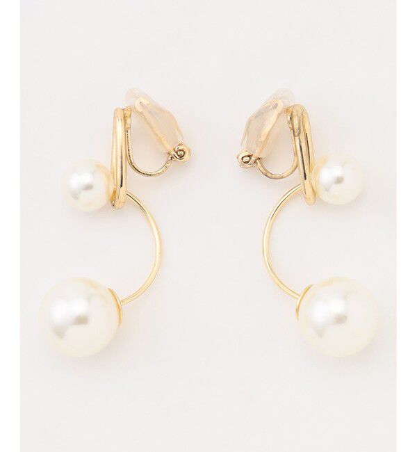 組曲「スウィングイミテーションパール イヤリング」|イヤリング|