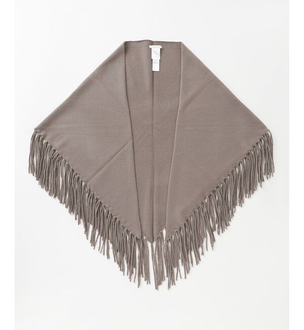 自由区「【洗える】ソフトウールハイゲージフリンジ ストール」|ストール|