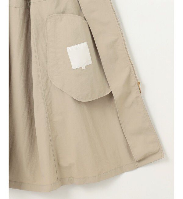 自由区「【撥水加工・UVケア・洗える】ライトグログランフーデッド コート」|ミリタリー・モッズコート|