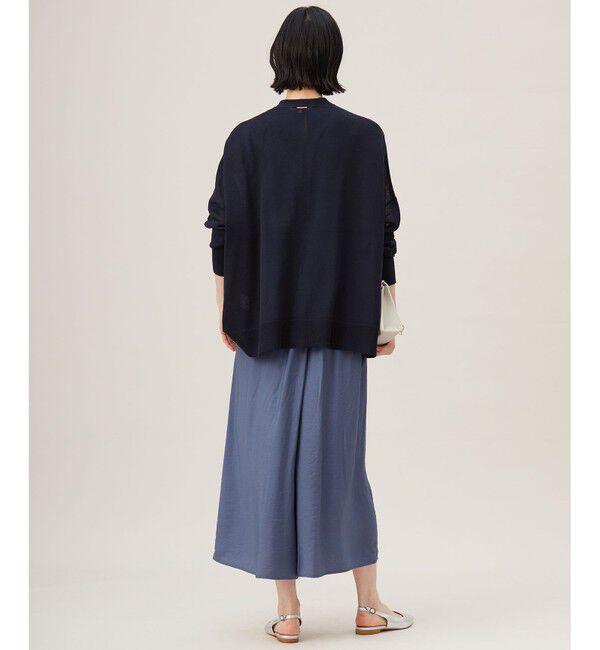 自由区「【アンサンブル対応・洗える】ドライシアーファインゲージ カーディガン」|カーディガン|