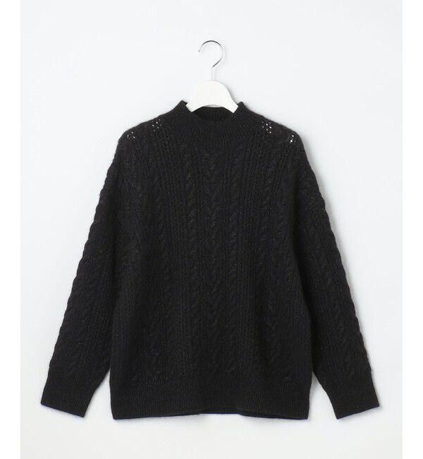 自由区「【SHIHOさん着用】ラメフォックスケーブル ニット」|ニット・セーター|