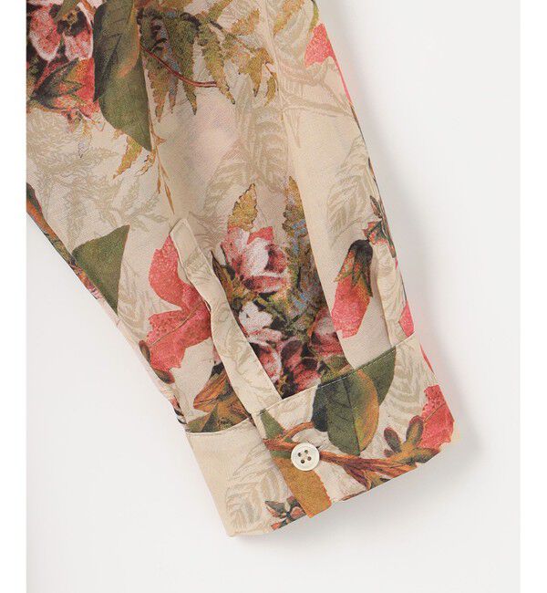 自由区「【SHIHOさん着用】ボタニカルプリント ワンピース」|ワンピース|