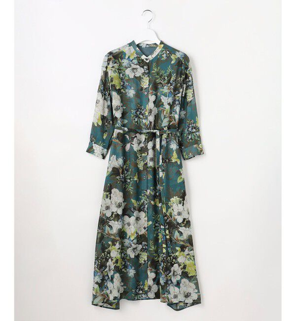 自由区「【SHIHOさん着用】ボタニカルプリント ワンピース」|ワンピース|