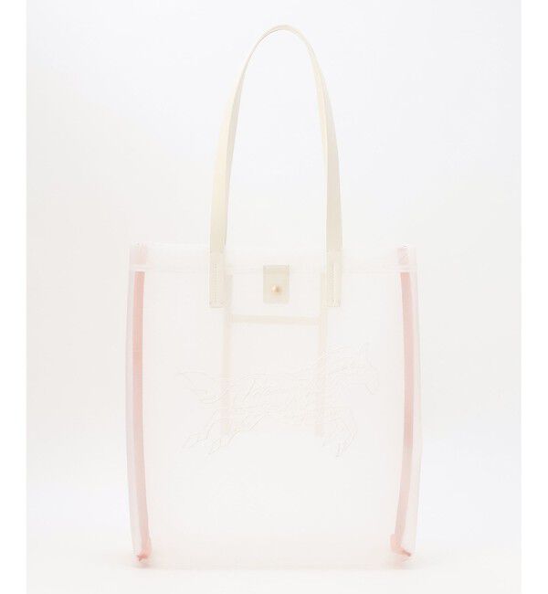 自由区「【カタログ掲載・コラボ・A4サイズ収納可】ホースメッシュトート バッグ」|トートバッグ|シロ