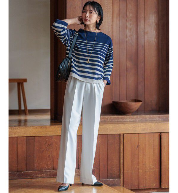 23区「【CLASSY.11月号掲載/洗える】ドライ2WAYストレッチ ワイドパンツ」|その他|