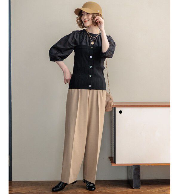 23区「【CLASSY.11月号掲載/洗える】ドライ2WAYストレッチ ワイドパンツ」|その他|