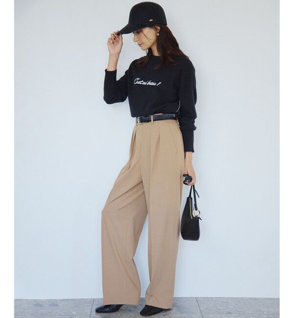 23区「【CLASSY.11月号掲載/洗える】ドライ2WAYストレッチ ワイドパンツ」|その他|