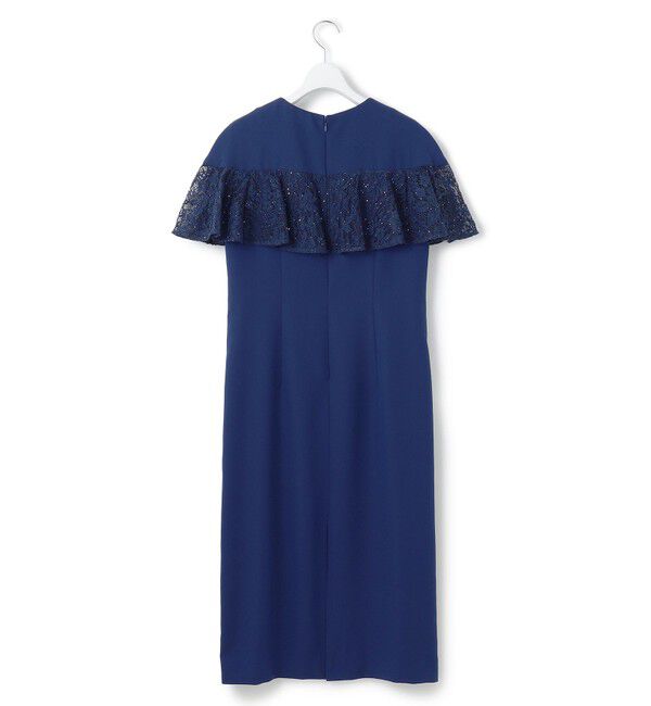 23区「【APPLAUDIR】スパンコールレース フリルコンビドレス」|ドレス|