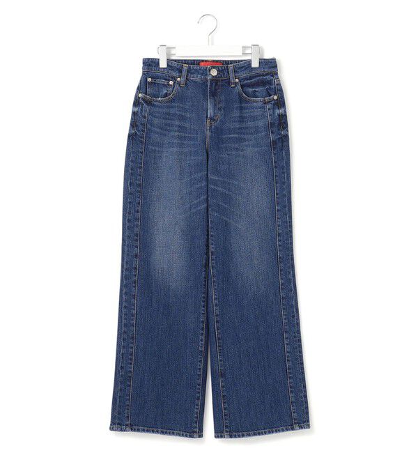 23区「【RED CARD TOKYO&times;23区/VERY3月号掲載】デニム ライン ワイドパンツ」|デニム|