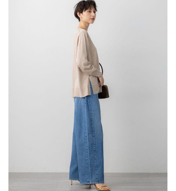 23区「【見上愛さん着用/RED CARD TOKYO&times;23区】カーヴィー デニム パンツ」|デニム|