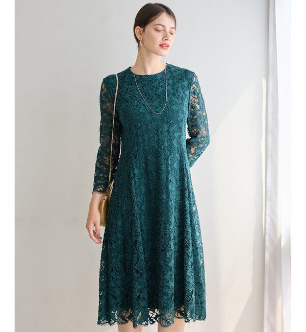 23区「【APPLAUDIR】モールラインフラワーレース ドレス」|ドレス|ﾌｫﾚｽﾄｸ