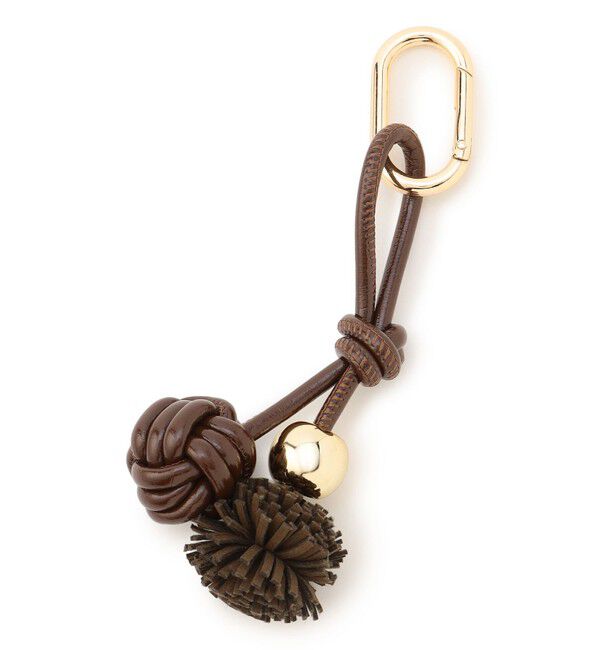 23区「【WEB&一部店舗限定】ボール フリンジ チャーム」|チャーム・キーホルダー|ｶｰｷ&times;ﾀﾞｰ