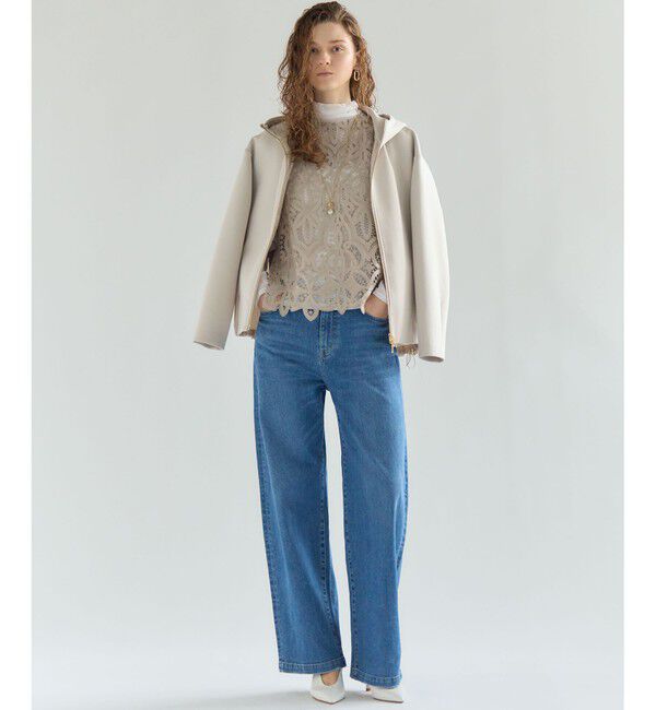 23区「シアーフライス レイヤード タートル カットソー」|Tシャツ・カットソー|