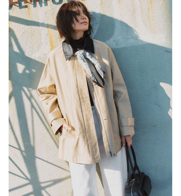 23区「スタンプ柄 シルク ダイヤ スカーフ」|バンダナ・スカーフ|