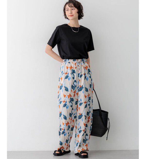 23区「【見上愛さん着用】シアーコンフォート クルーネック Tシャツ」|Tシャツ・カットソー|