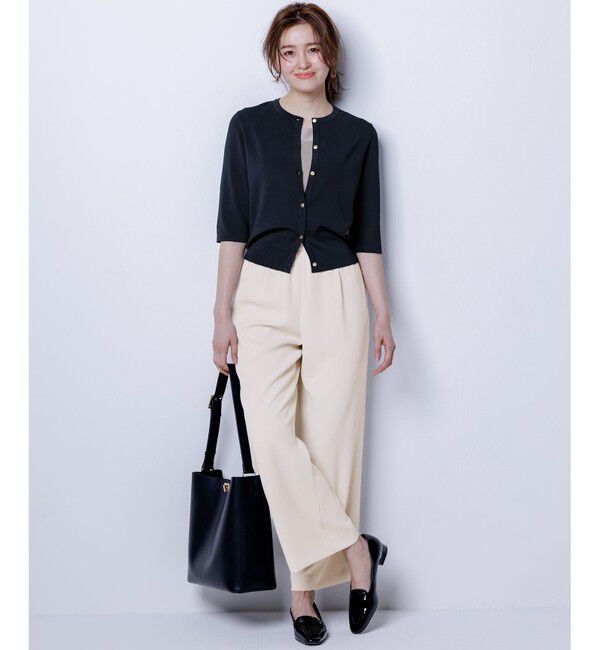 ANY SIS「【洗える】シアーコンビスクエアネック タンクトップ」|タンクトップ|