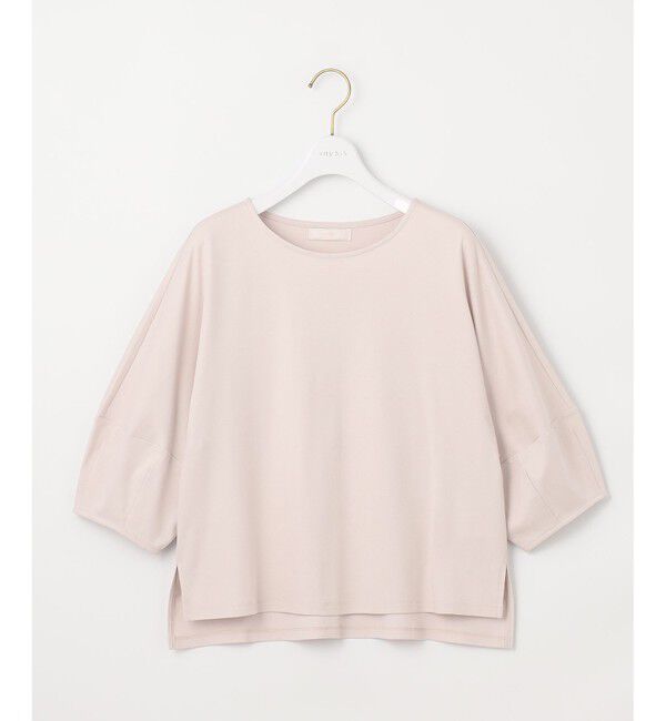 ANY SIS「【撥水・汗ジミ防止・UVケア・洗える】スーピマスムース クロップド Tシャツ」|Tシャツ・カットソー|