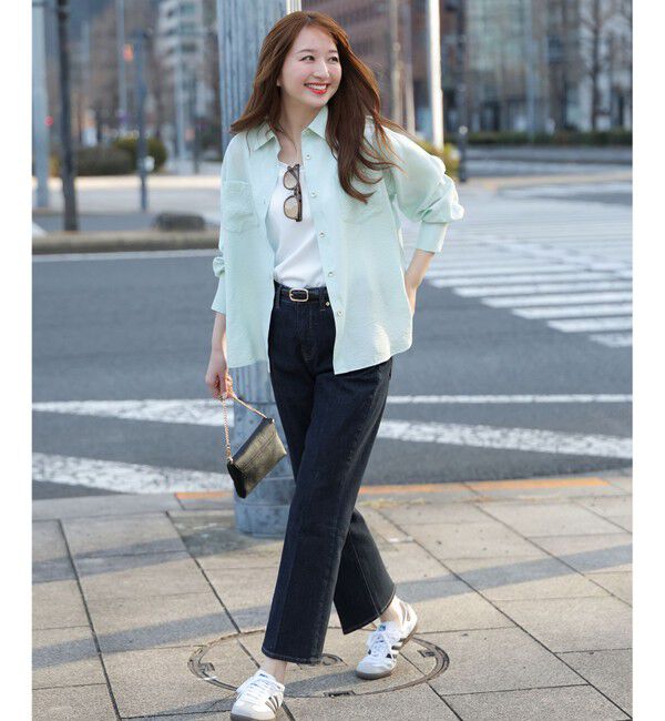 ANY SIS「シアーダブルポケット シャツ」|シャツ・ブラウス|