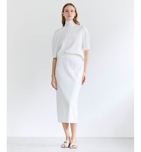 BEIGE,「LAURA / ドライタッチ ストレッチニットスカート」|スカート|